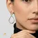 Brinco Infinito Amassado Folheado a Ouro 18k