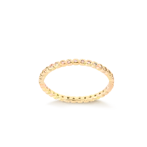 Anel Aparador Com Pedras de Zircônias Folheado a Ouro 18k