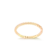 Anel Aparador Com Pedras de Zircônias Folheado a Ouro 18k