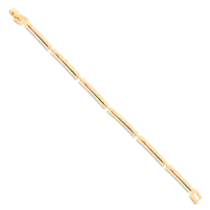 Bracelete Flexível 4mm Folheado a Ouro 18k