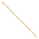Bracelete Flexível 4mm Folheado a Ouro 18k