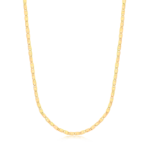 Corrente Piastrine Folheada a Ouro 18k