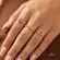 Anel Infinito Com Zircônias Folheado a Ouro 18k