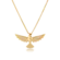 Pingente Espírito Santo Com Zircônias Folheado a Ouro 18k