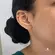 Brinco Estrela e Lua Com Zircônias Folheado a Ouro 18k