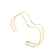 Bracelete Sequência Ondulado Fio 1,2mm Folheado a Ouro 18k