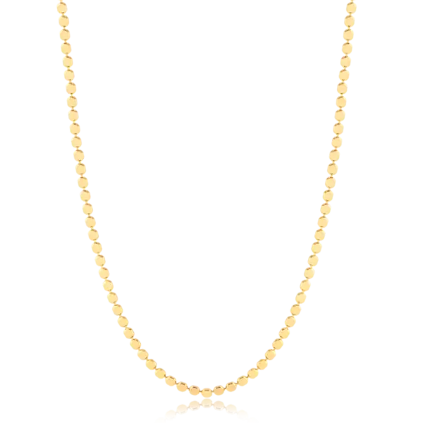 Gargantilha Choker Bolinhas Folheada a Ouro 18k