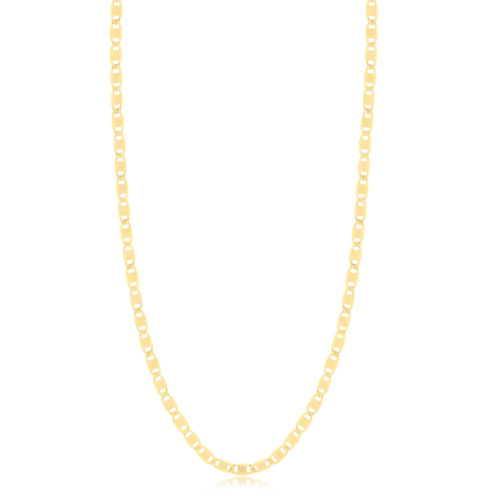 Corrente Piastrine 2mm Folheada a Ouro 18k