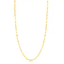 Corrente Piastrine 2mm Folheada a Ouro 18k