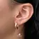 Argola Lisa 20mm Folheada a Ouro 18k
