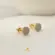 Brinco Círculo Com Zircônia 6mm Folheado a Ouro 18k
