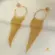 Argola Franja Folheado a Ouro 18k