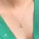 Conjunto Coração Lado Cravejado Folheado a Ouro 18k
