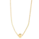 Gargantilha Bolinha e Corda Com Esfera Lisa 10mm Folheada a Ouro 18k
