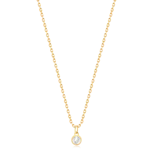 Gargantilha Ponto de Luz 4mm Folheado a Ouro 18k