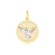 Pingente Mandala Espírito Santo 21x18mm Folheado a Ouro 18k