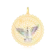 Pingente Mandala Espírito Santo 34x36mm Folheado a Ouro 18k