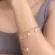 Pulseira Tartaruga e Caracol Folheada a Ouro 18k