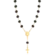 Gargantilha Terço Cristal Folheado a Ouro 18k