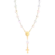 Gargantilha Terço Cristal Folheado a Ouro 18k