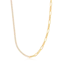 Gargantilha Choker Cravejada e Cartier Folheada a Ouro 18k