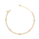 Pulseira Cravejada Ponto de Luz Gota Folheada a Ouro 18k