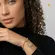 Pulseira Elo Português 4mm São Bento Zircônia Folheado a Ouro 18k
