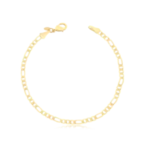 Pulseira 3x1 Elos Folheada a Ouro 18k