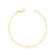 Pulseira 3x1 Elos Folheada a Ouro 18k