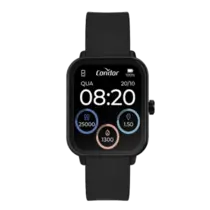 RELOGIO CONDOR SMARTWATCH CX. POLIM. PULS. SILICONE PRETO