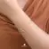 Bracelete Três Gotas Cravejadas Folheado a Ouro 18k