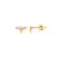Brinco Espírito Santo Zircônia Folheado a Ouro 18k
