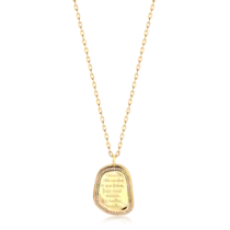 Gargantilha Tipo Orgânico Zircônias Folheada a Ouro 18k