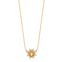 Gargantilha Nossa Senhora das Graças Zircônia Folheada a Ouro 18k