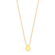 Gargantilha Gota Lisa Folheada a Ouro 18k