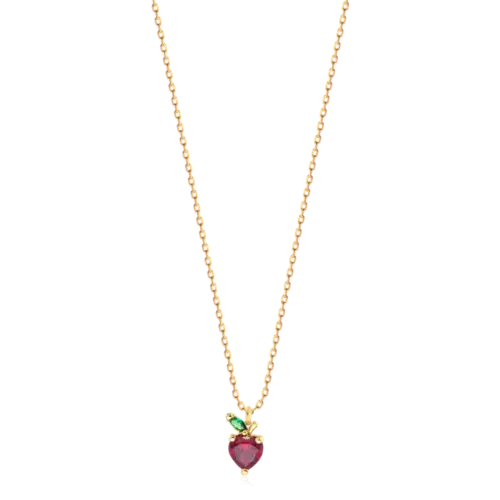Gargantilha Maça Zircônia Folheada a Ouro 18k