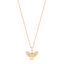 Pingente Espírito Santo Zircônia Folheado a Ouro 18k