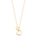 Pingente Coração Duplo Zircônia Folheado a Ouro 18k