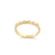 Anel Aparador Com Zircônia Folheado a Ouro 18K