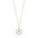 Pingente Flor Com Zircônia Folheado a Ouro 18k