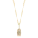 Pingente Menino Coração Verde Cravejado Com Zircônias Folheado a Ouro 18k