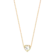 Pingente Zircônia Coração Folheado a Ouro 18k