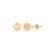 Brinco Bola Telada Folheado a Ouro 18k