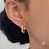 Argola Pontos de Luz 20mm Folheada a Ouro 18k
