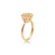 Anel Rainha Com Zircônia Folheado a Ouro 18K