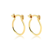 Argola Folheada a Ouro 18k