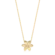 Pingente Flor Frisos Zircônia Folheado a Ouro 18k