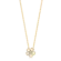 Pingente Flor Madrepérola Folheado a Ouro 18k