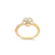 Anel Flor Madrepérola Folheado a Ouro 18k