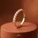 Anel Aparador Zircônia Folheado a Ouro 18k